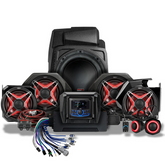 2025-2026 Polaris® RZR Pro R / Pro S / Pro XP Phase-5 V-Spec 7-Speaker Plug-&-Play Kit w/JVC Radio