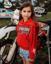 Youth Fast Lane Hoodie - Red