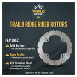 Kawasaki KRX/KRX4 1000 2020-2026 Ridge Rider Rotor and Brake Pad Kit