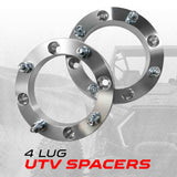 4x156 Wheel Spacer 12x1.5mm Studs 2"