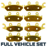 Yamaha Wolverine 700/850/1000 2016-2026 Brass Brake Pad Set