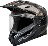 FLY RACING TREKKER KRYPTEK CONCEAL HELMET BLACK/GREY/WHITE
