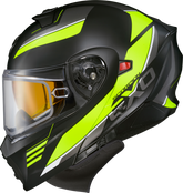 Scorpion EXO-GT930 Modulus Snow Helmet - Electric Shield - HI-VIS