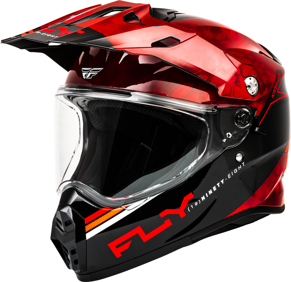 FLY RACING TREKKER KRYPTEK CONCEAL HELMET RED/BLACK