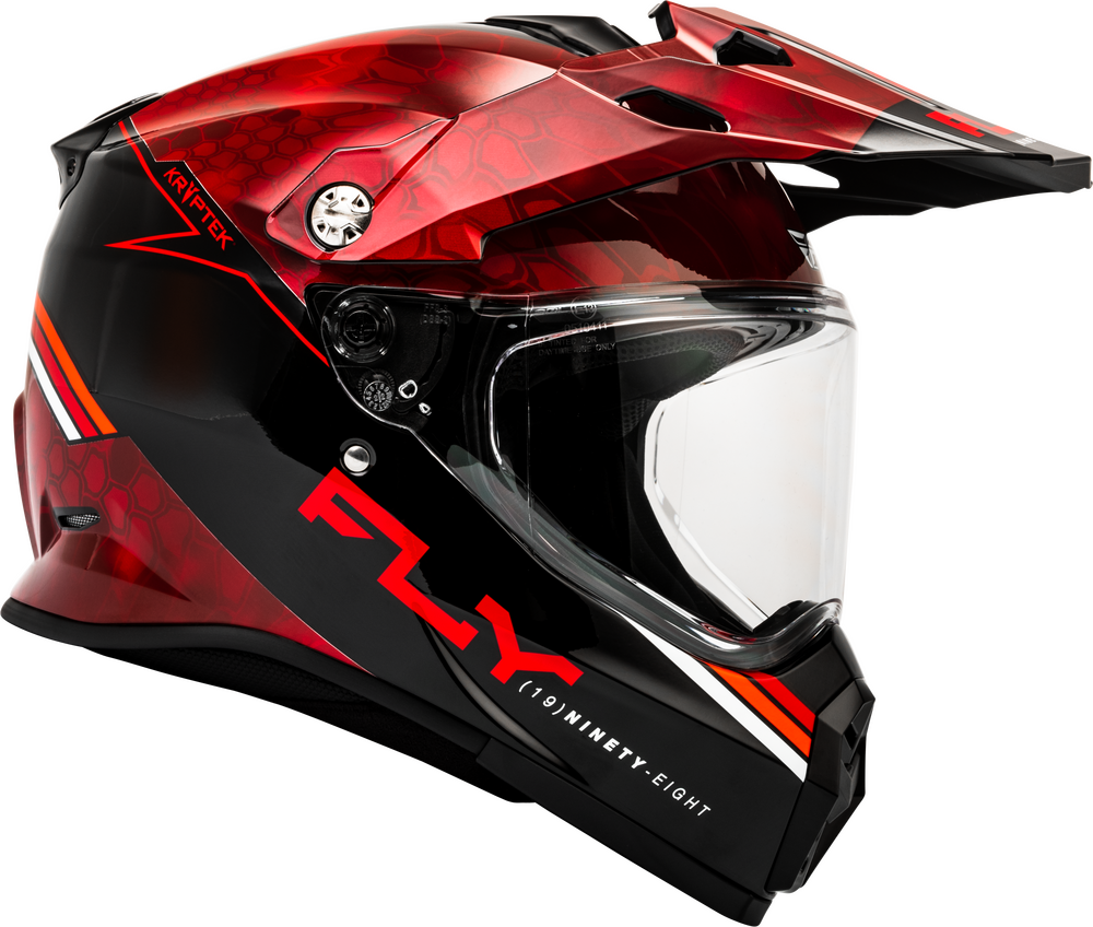 FLY RACING TREKKER KRYPTEK CONCEAL HELMET RED/BLACK