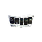 5 Switch Dash Panel Silver