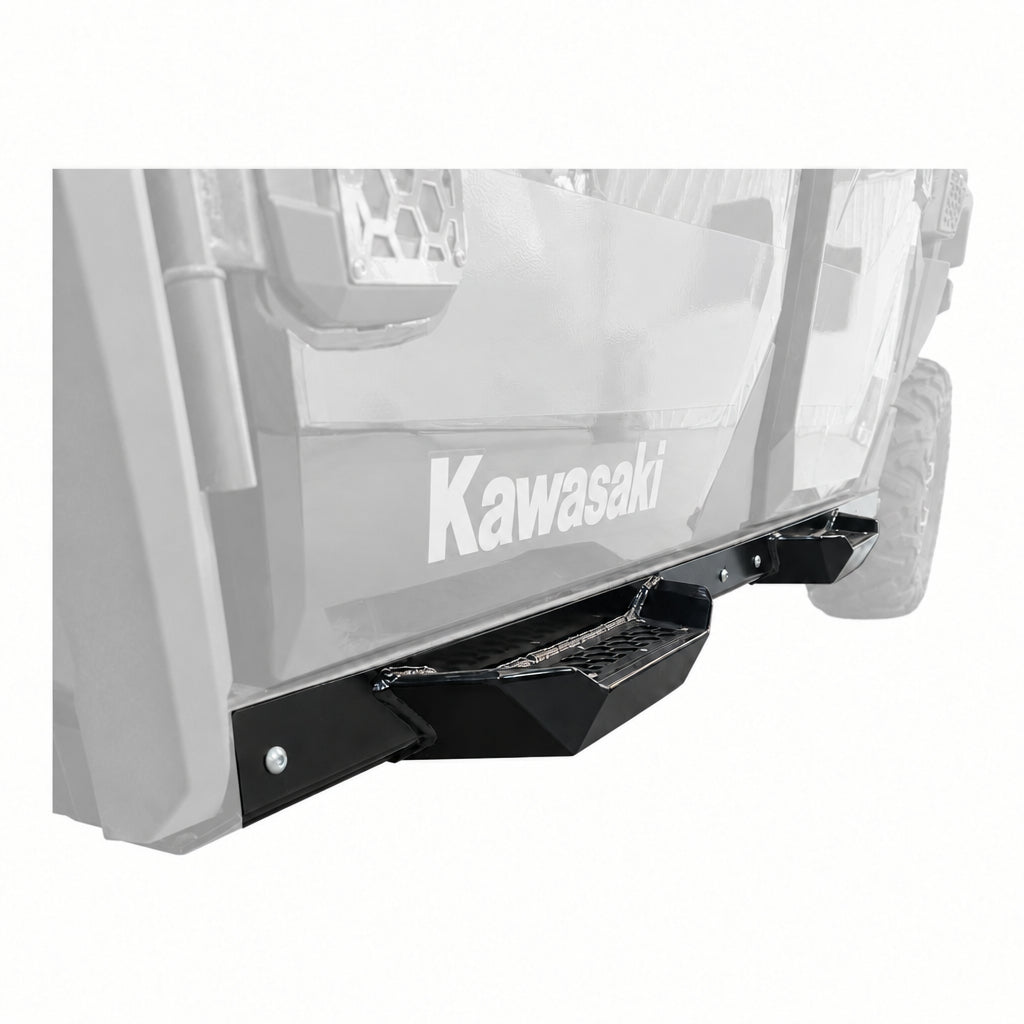 Kawasaki Ridge Rock Sliders with Step - AJK OFFROAD