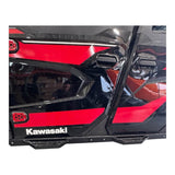 Kawasaki Ridge Rock Sliders with Step - AJK OFFROAD