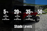 Polaris Ranger XD 1500 2 & 4 Door Pre-Cut Ceramic Window Tint | Rear Window
