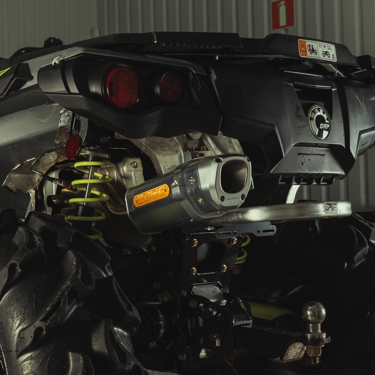 RJWC CanAm Outlander 570 - 1000 G2 Single APX Exhaust (Non-L Chasis)