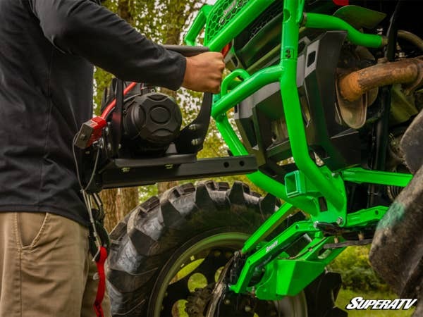 12,000 LB. WINCH (WITH WIRELESS REMOTE & SYNTHETIC ROPE)