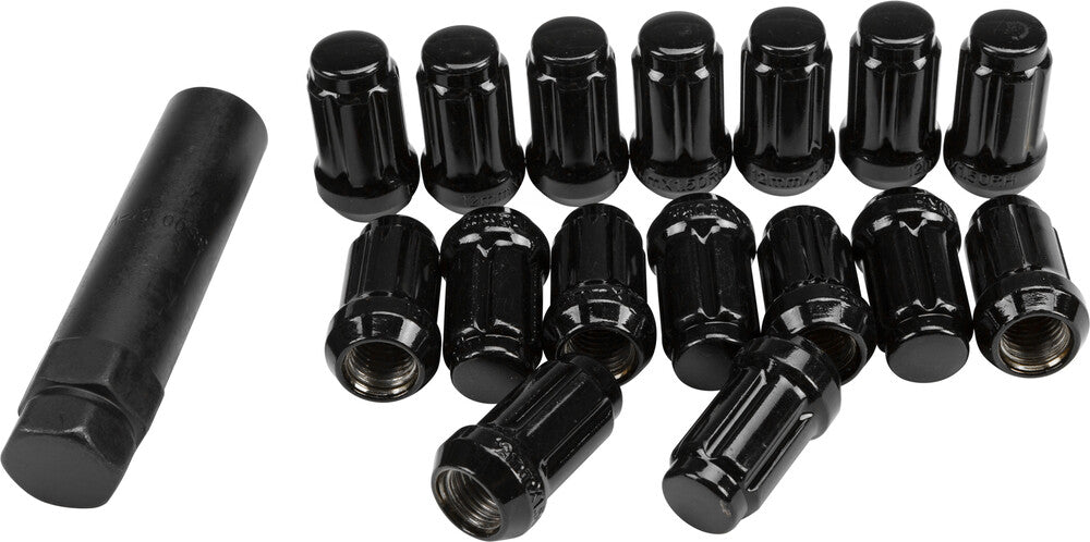 Lug Nuts - 16 Pack - Black