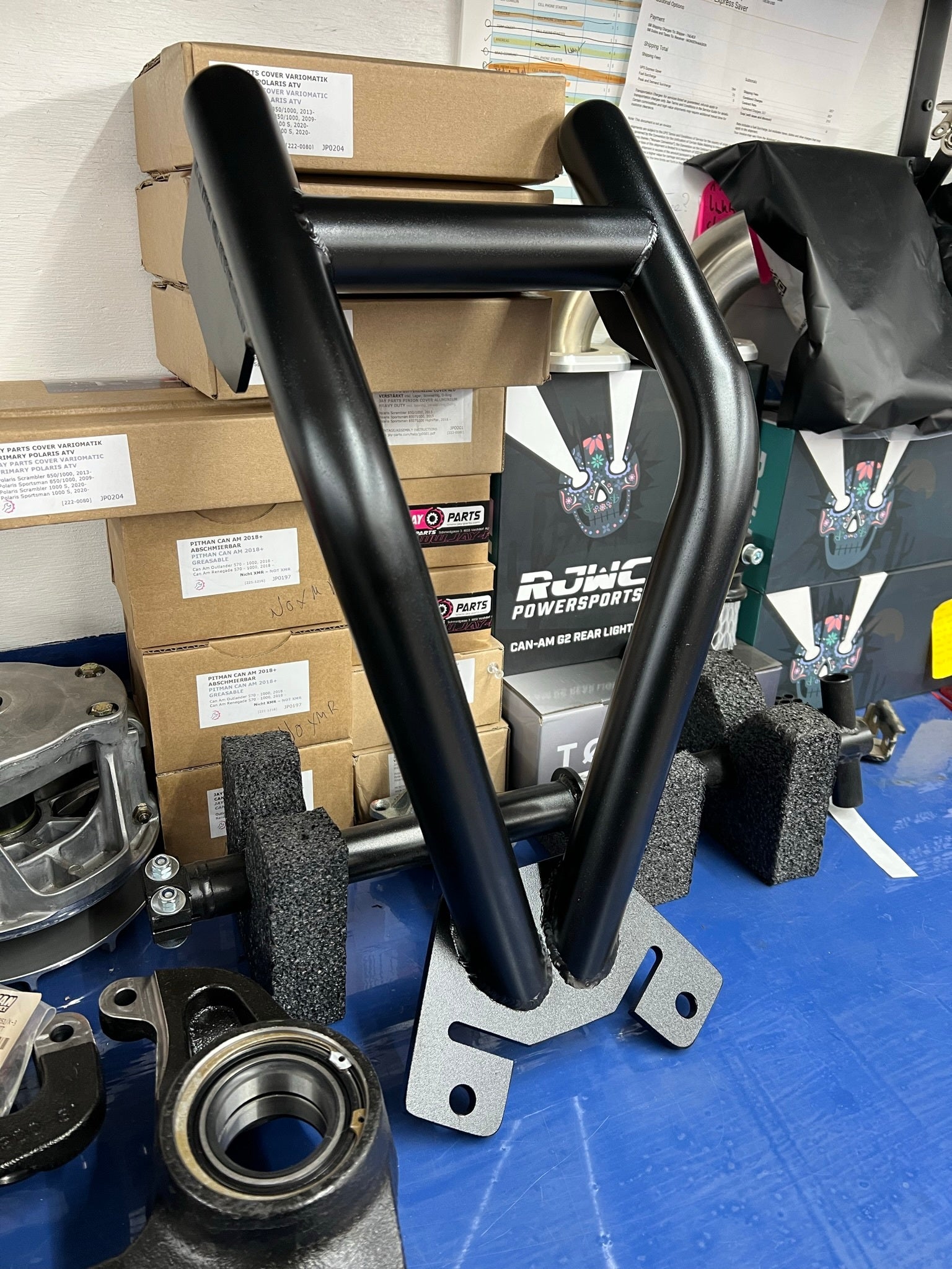JAY PARTS POLARIS SCRAMBLER REAR BUMPER RACING