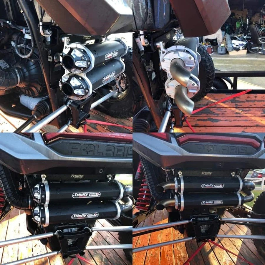 CONTRAST CUT MUFFLER TIP