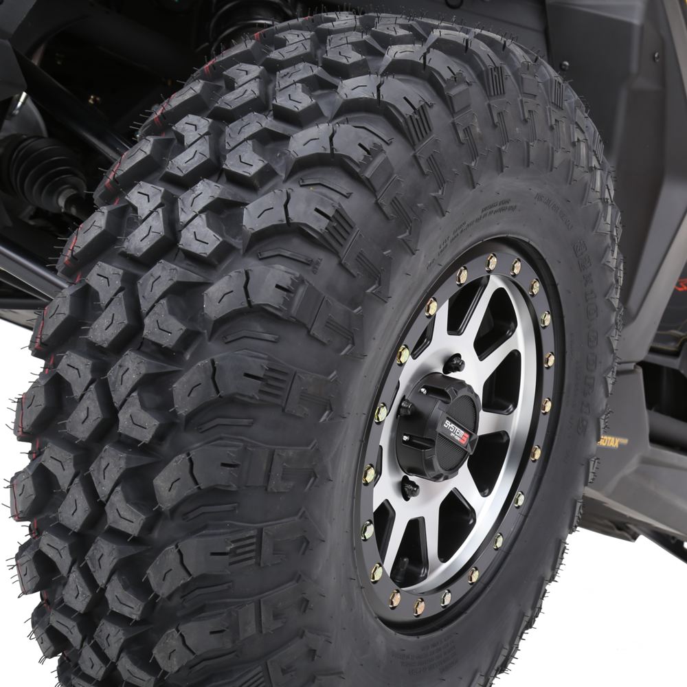 28x10R-14, Radial, Front/Rear, 8 ply, 33.8lbs