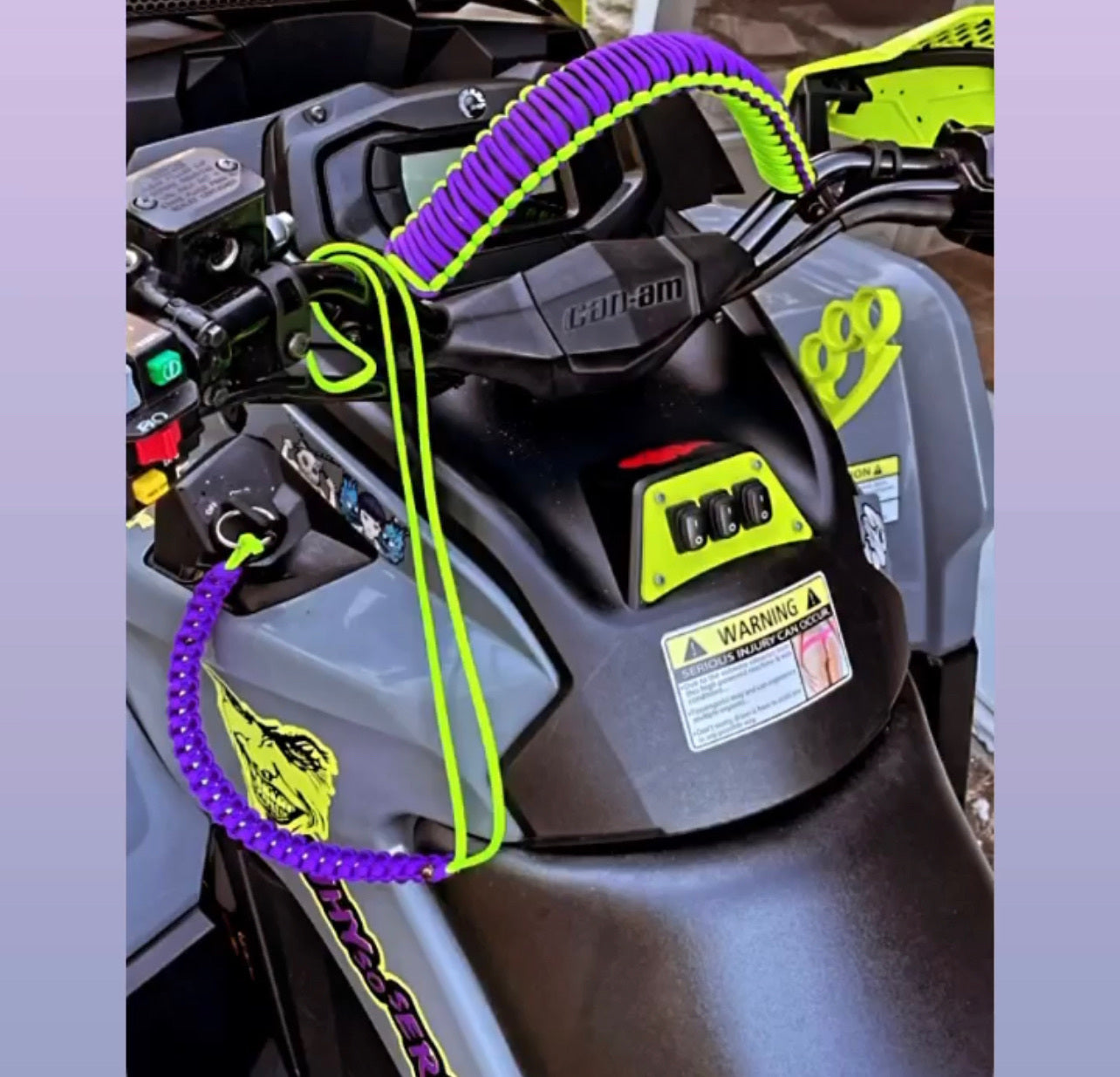 ATV PARACORD MUD GRIP / GRAB STRAP - TOWCORD TIMMY