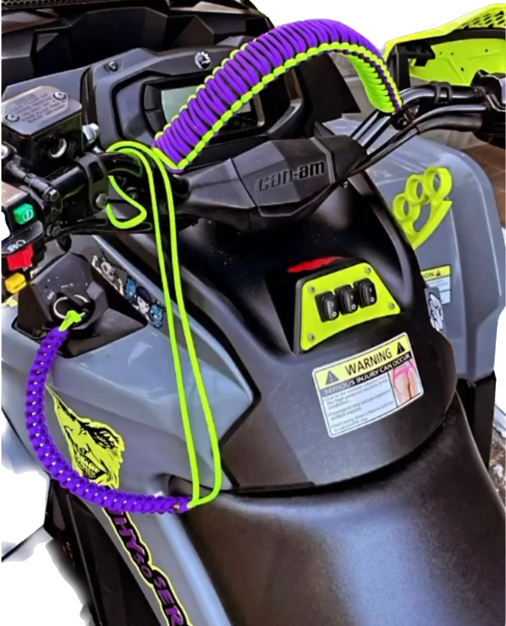 ATV PARACORD MUD GRIP / GRAB STRAP - TOWCORD TIMMY