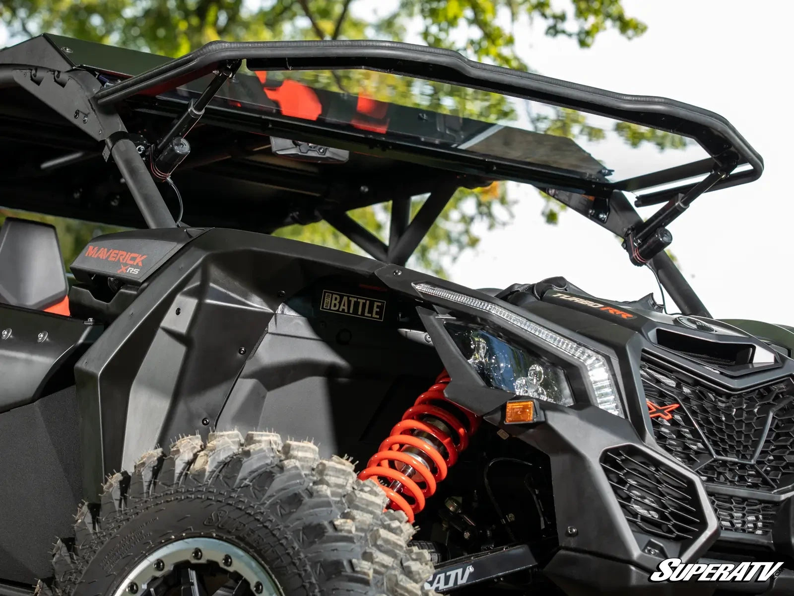 CAN-AM MAVERICK X3 MAXDRIVE POWER FLIP WINDSHIELD