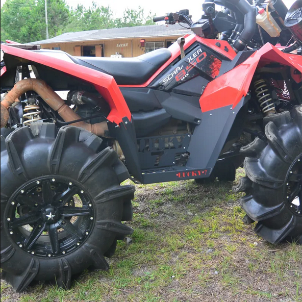 Polaris Scrambler 850 1000 Metal Floorboards