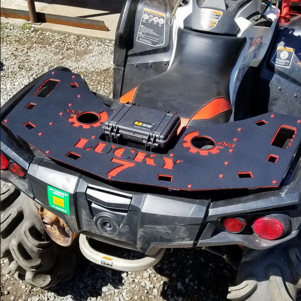 Lucky 7 Can-Am Outlander & Max Gen 2 Rear Rack w/ Storage Case - 570 650 800 1000
