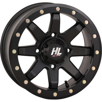 High Lifter HL9 Beadlock - Front/Rear - Matte Black - 14x7 - 4/156 - 5+2 (+30 mm)
