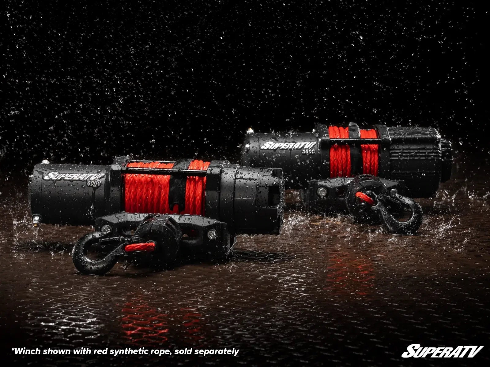 2500 LB. UTV/ATV WINCH (WITH WIRELESS REMOTE & SYNTHETIC ROPE)