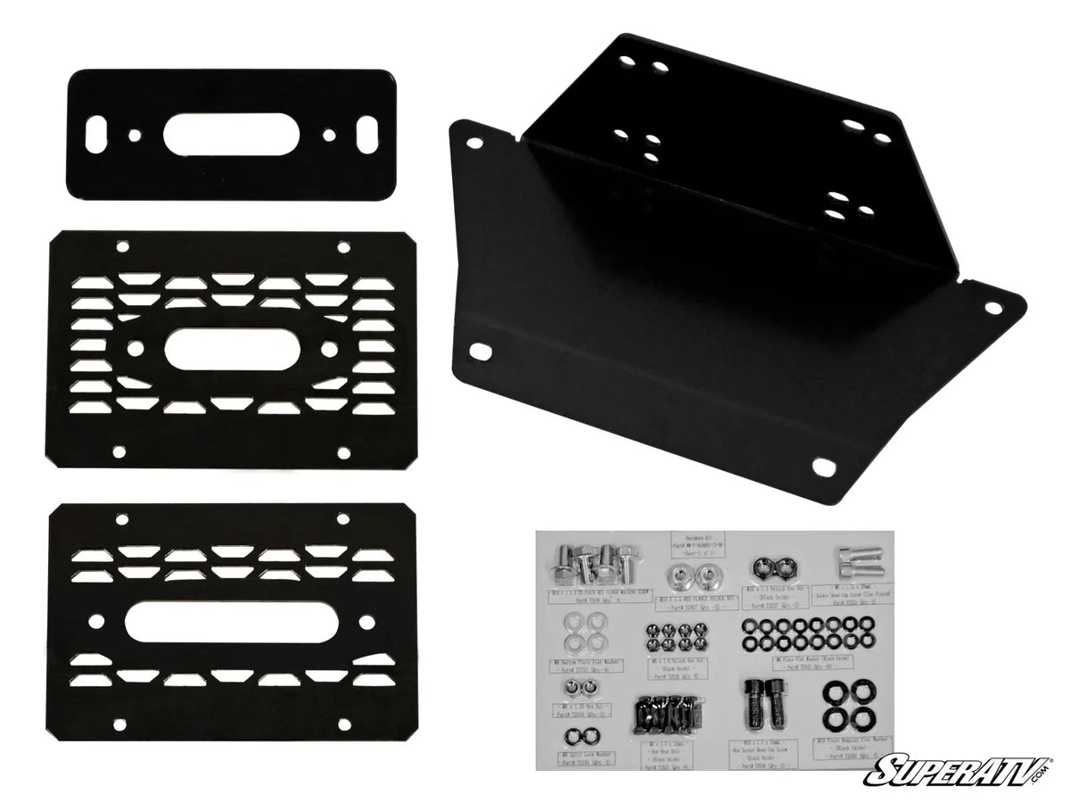 POLARIS RANGER WINCH MOUNTING PLATE - SUPERATV