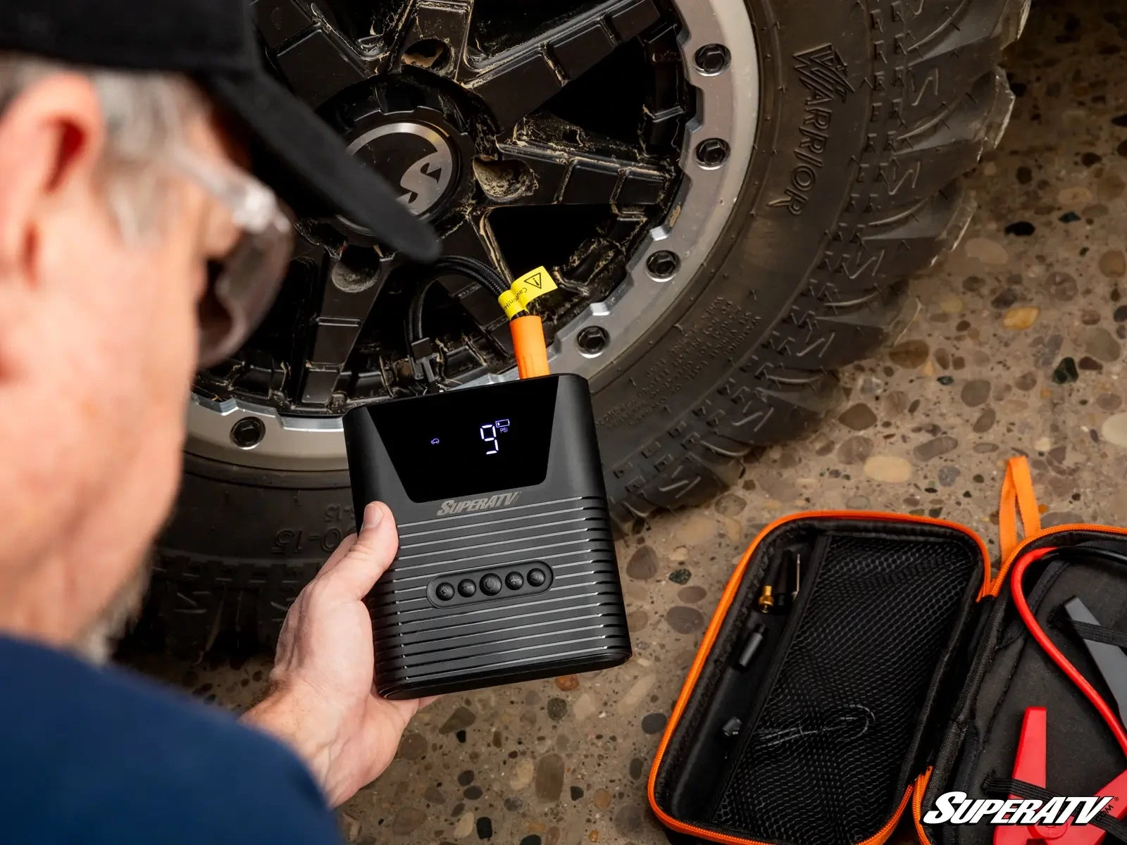 JUMP STARTER WITH AIR COMPRESSOR
