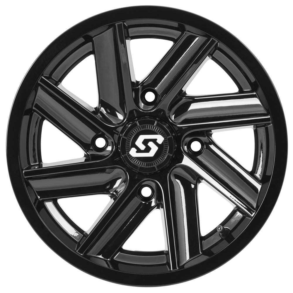 SEDONA CHOPPER WHEEL 14X7 4/156 4+3 (+5MM) BLACK