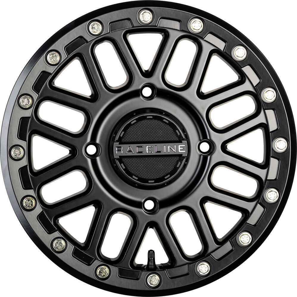 RACELINE PODIUM BDLK WHEEL 14X7 4/156 5+2 (+10MM) BLACK