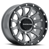RACELINE TROPHY WHEEL 14X7 4/156 5+2 (+10MM) STEALTH GREY