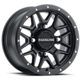RACELINE KRANK WHEEL 14X7 4/156 5+2 (+10MM) BLACK