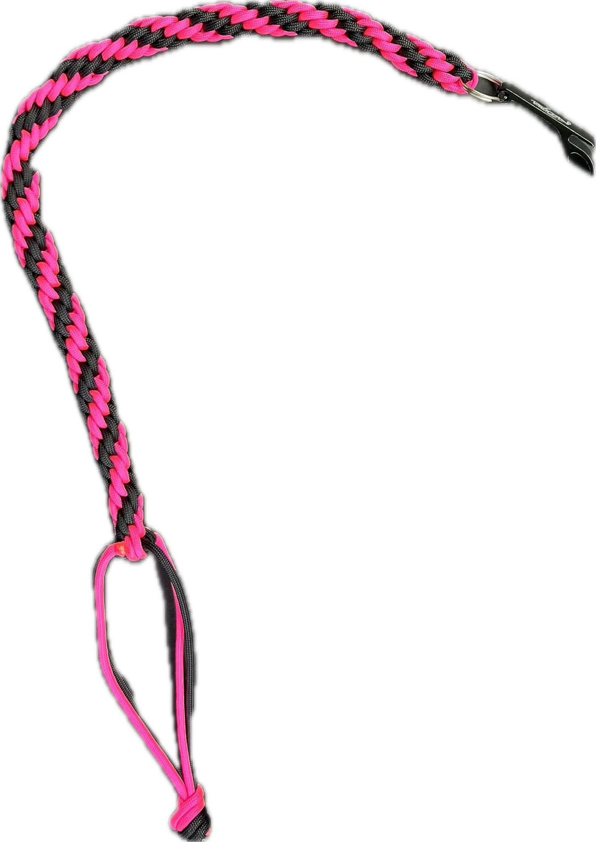 KeyCord Lanyard - Black/Pink