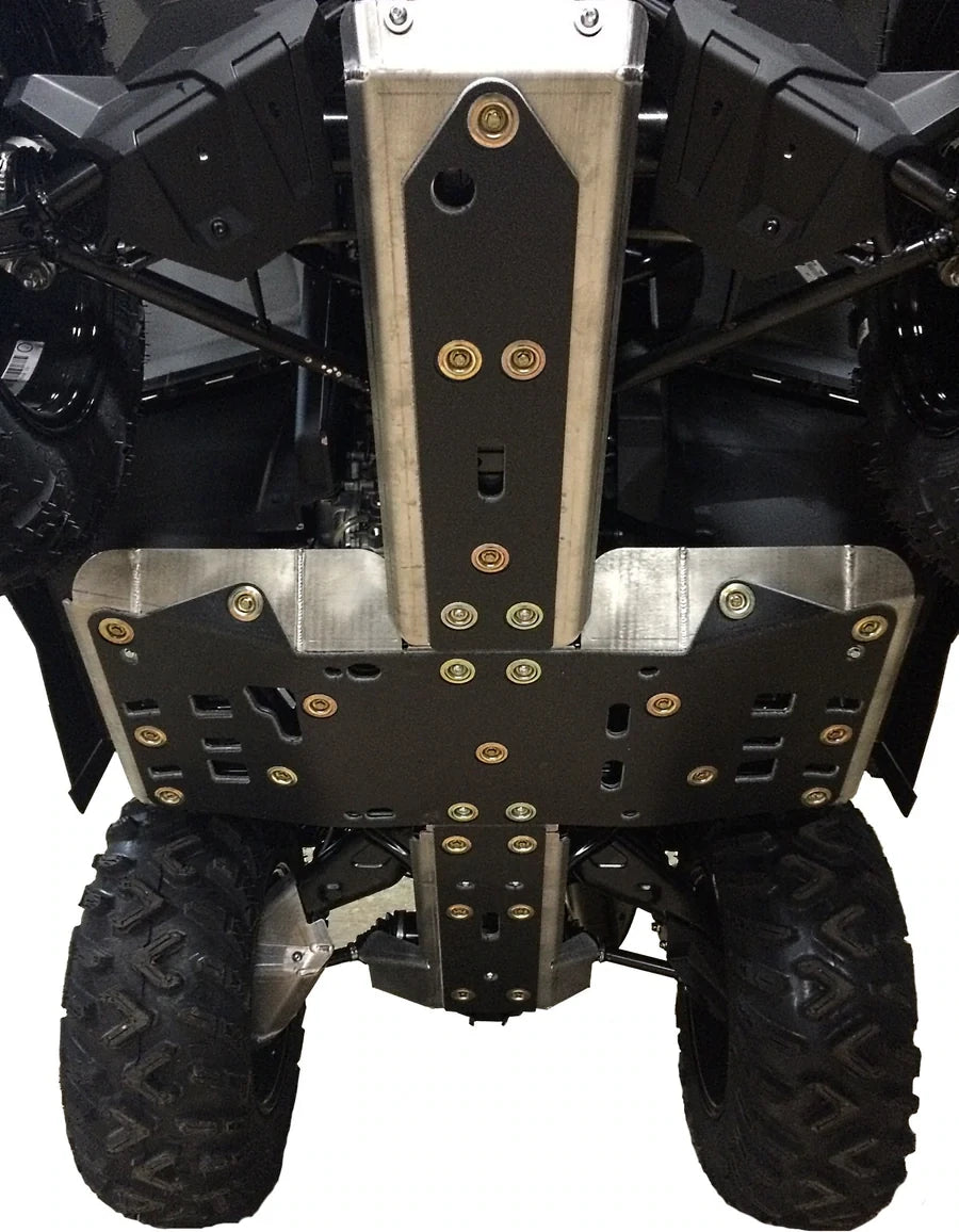 RICOCHET OFF-ROAD CAN-AM RENEGADE 1000 X-MR 8-PIECE COMPLETE ALUMINUM SKID PLATE SET
