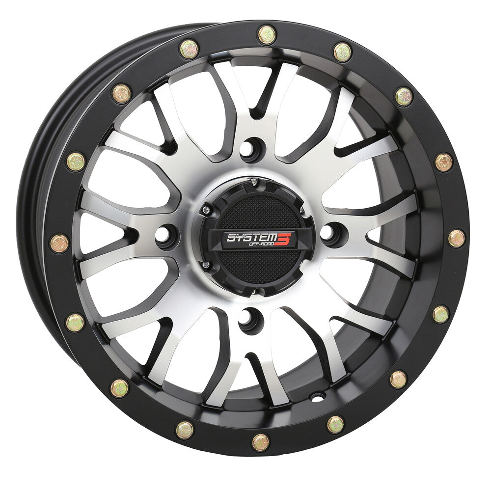 SYSTEM 3 ST3 WHEEL 14X7 5+2 (+30MM) 4/156 MATTE MACHINED/BLACK