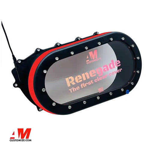 AM custom clear cvt cover can-am outlander / renegade