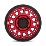 PARKER UTV WHEEL 14x7 4x156 6+1 Candy Red W/ Black Lip