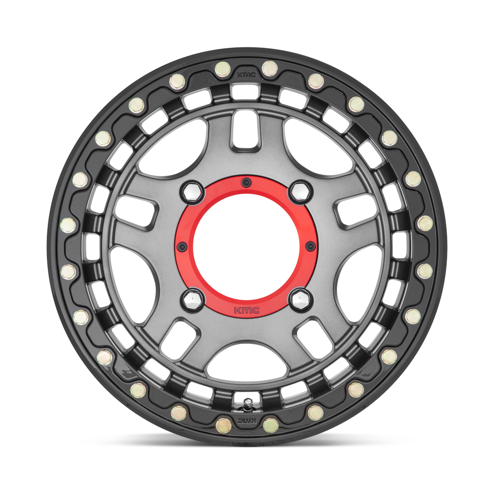 KMC RECON BEADLOCK - GUN METAL 4x137 14x7 38MM