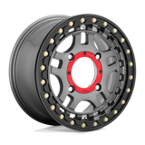 KMC RECON BEADLOCK - GUN METAL 4x156 14x7 38MM