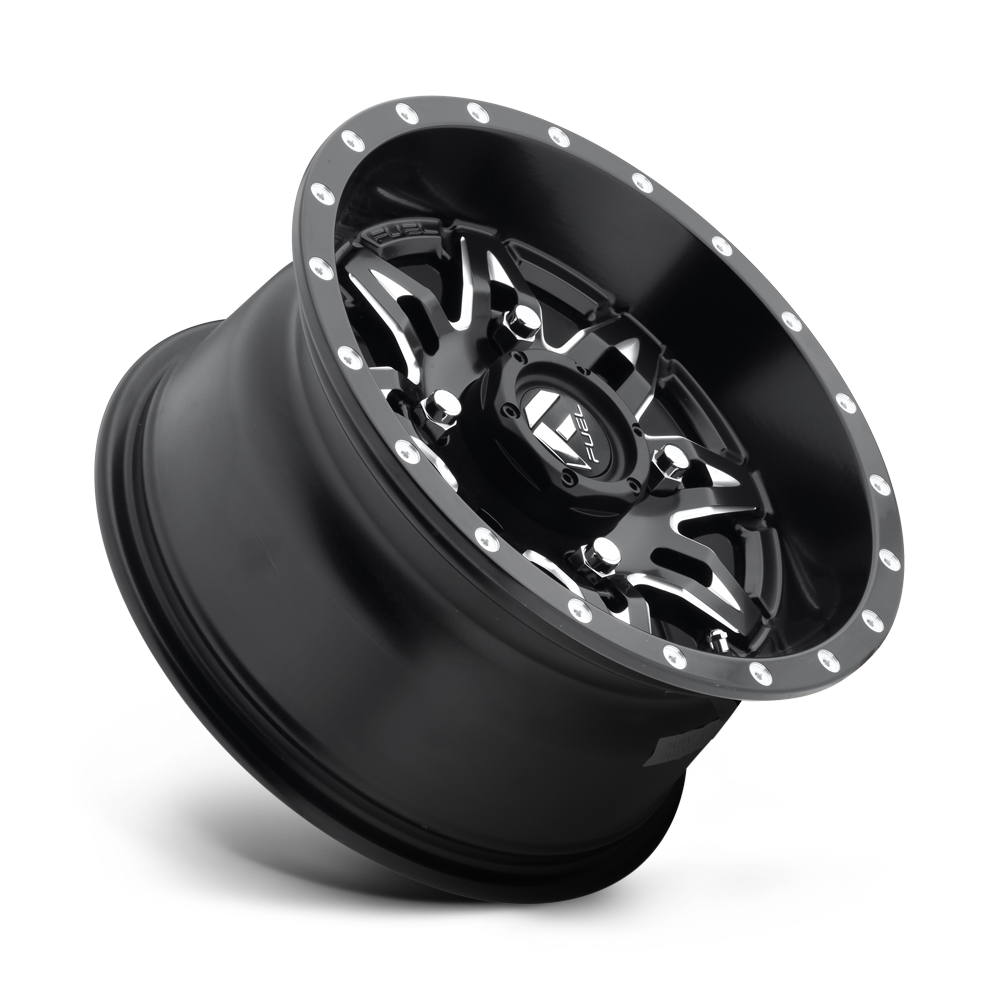 D567 LETHAL MATTE BLACK MILLED 15X7 4X156 4+3