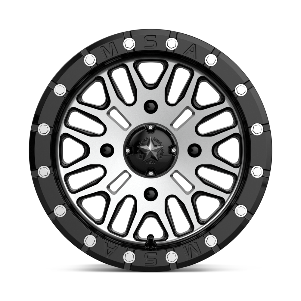 M37 BRUTE BEADLOCK GLOSS BLACK MACHINED BLACK 4x156 18x7 10MM