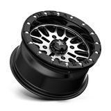 M37 BRUTE BEADLOCK GLOSS BLACK MACHINED BLACK 4x156 15x7 10MM