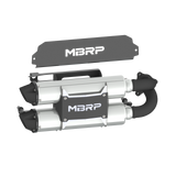 MBRP 2020 -2024 Polaris RZR Pro XP / Turbo R Stacked Dual Slip-on Exhaust