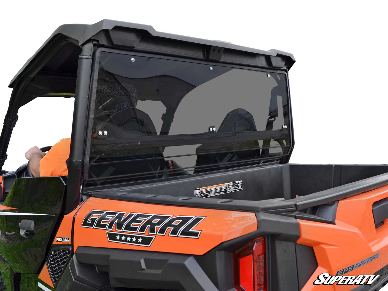 Polaris General XP 1000 Rear Windshield - SUPERATV