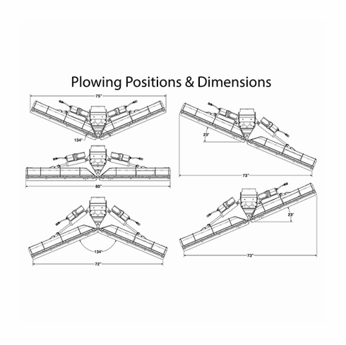 KFI Polaris Xpedition | Pro V Plow System w/ Manual Angle Adjustment