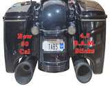 TAB PERFORMANCE 50 Cal - Slip-On Mufflers - Black - Harley-Davidson FL Touring
