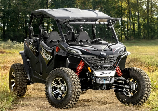 SuperATV CFMOTO ZForce 950 Sport Scratch-Resistant Flip Windshield