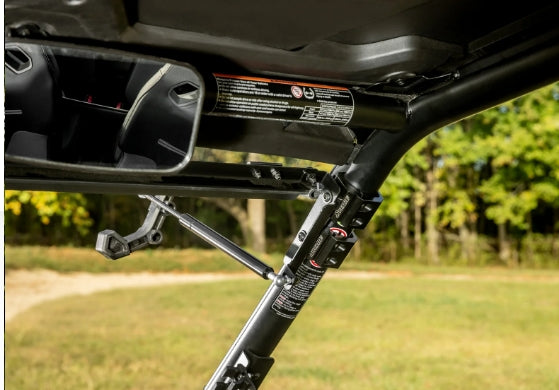 SuperATV CFMOTO ZForce 950 Sport Scratch-Resistant Flip Windshield