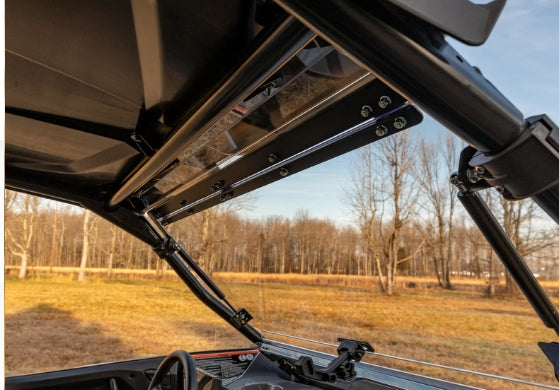 SuperATV CFMOTO ZForce 950 / HO EX / HO SPORT Sport Scratch-Resistant Flip Windshield