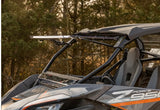 SuperATV CFMOTO ZForce 950 / HO EX / HO SPORT Sport Scratch-Resistant Flip Windshield